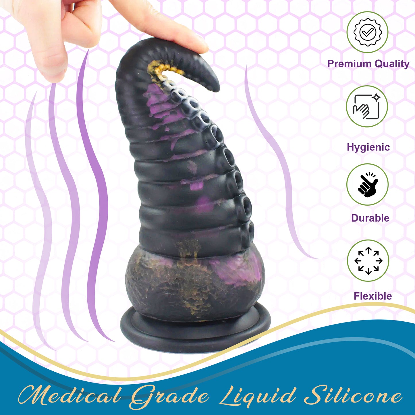 Tentacle Dildo 8.5" - fantasy sex toy