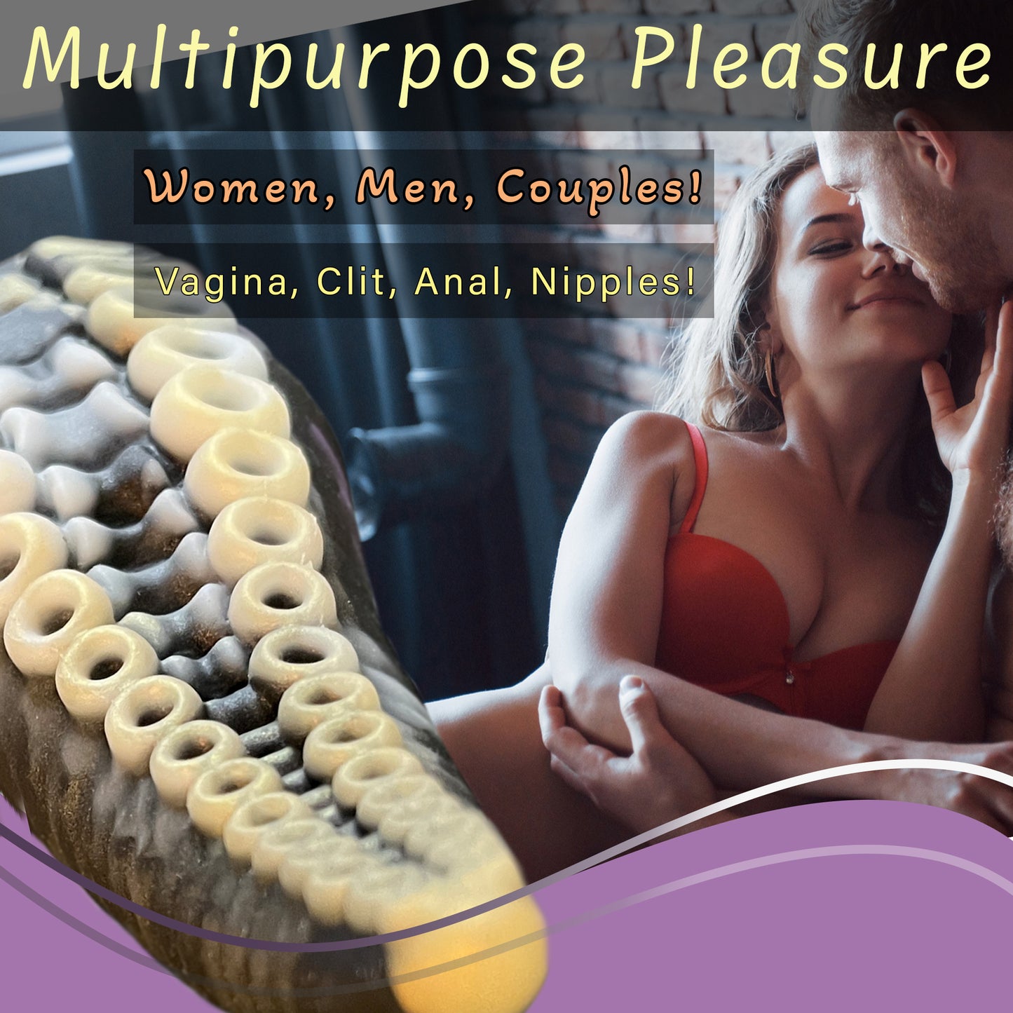 Tentacle Dildo 8.5" - fantasy sex toy