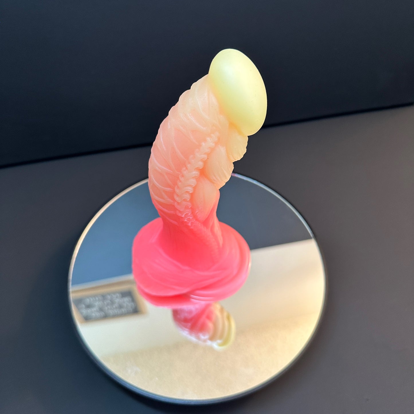 Fantasy Dildo Orange Yellow Pink Neon Colors