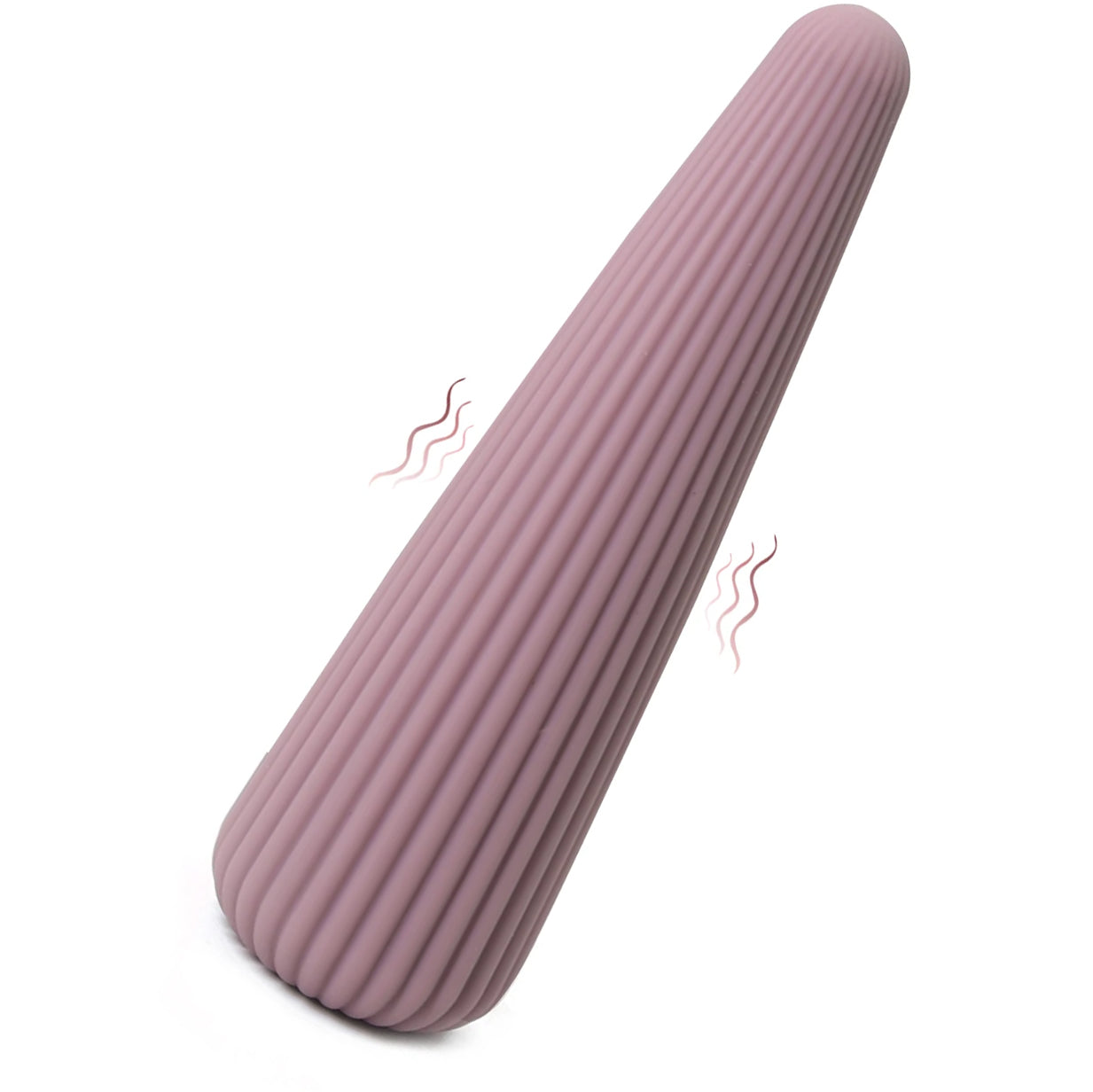 Flexible Soft Silicone Vibrator with Micro Ribs