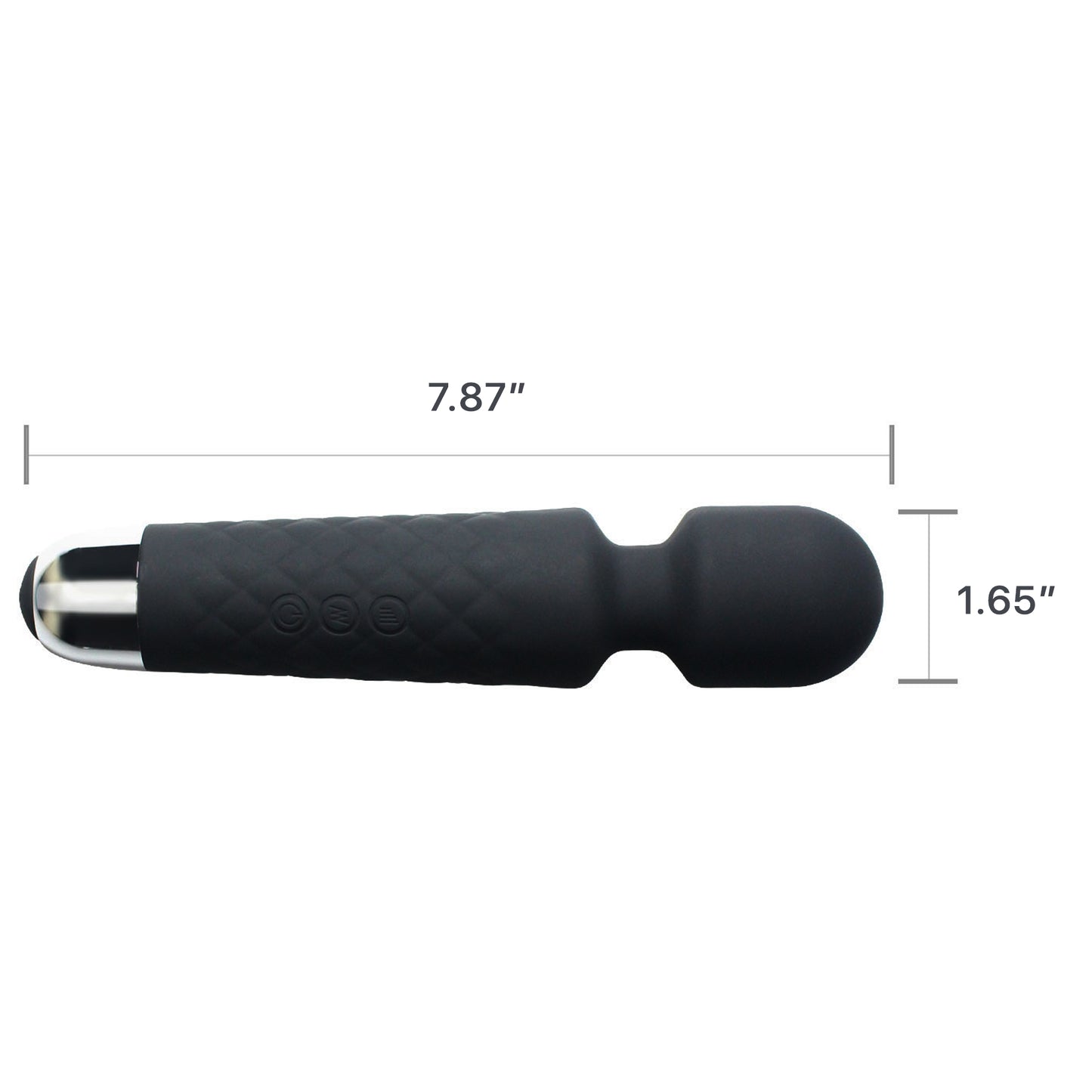 Erotoy Powerful Rechargeable Vibrator Personal Mini Wand Massager 20 Patterns 8 Speeds