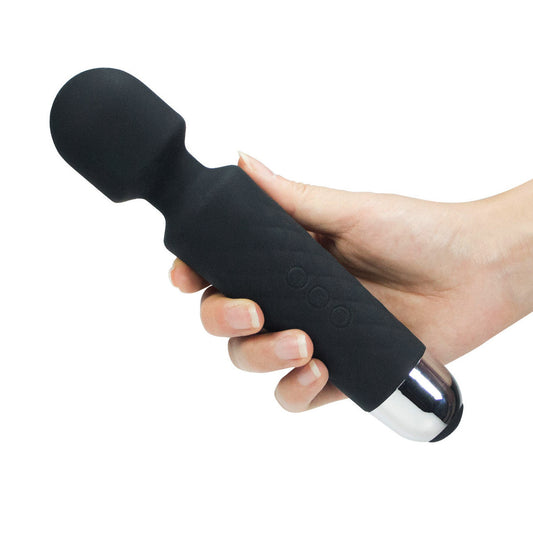 Erotoy Powerful Rechargeable Vibrator Personal Mini Wand Massager 20 Patterns 8 Speeds
