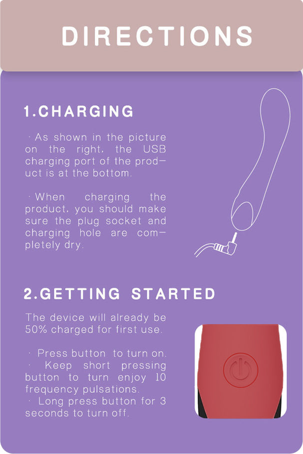 Erotoy G-Spot/Vagina/Anal Curved Vibrator Dildo for Vagina, Clitoral, Anal Stimulation with 10 Vibrations Modes