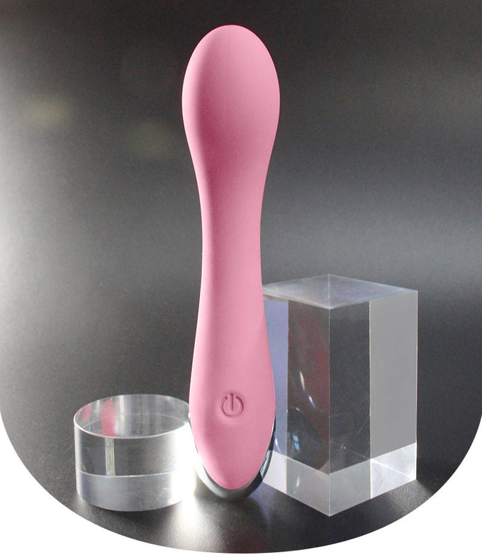 Erotoy G-Spot/Vagina/Anal Curved Vibrator Dildo for Vagina, Clitoral, Anal Stimulation with 10 Vibrations Modes