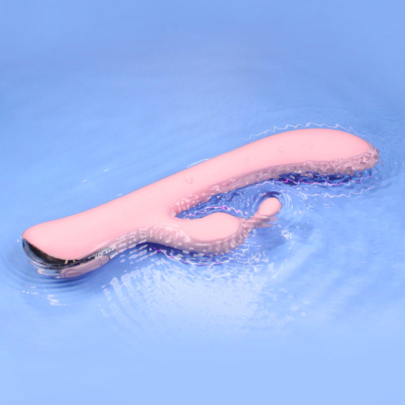 Erotoy Rabbit Vibrator for Clitoral, G-spot, Prostate Stimulation with 10 Vibration Settings Dual Motor
