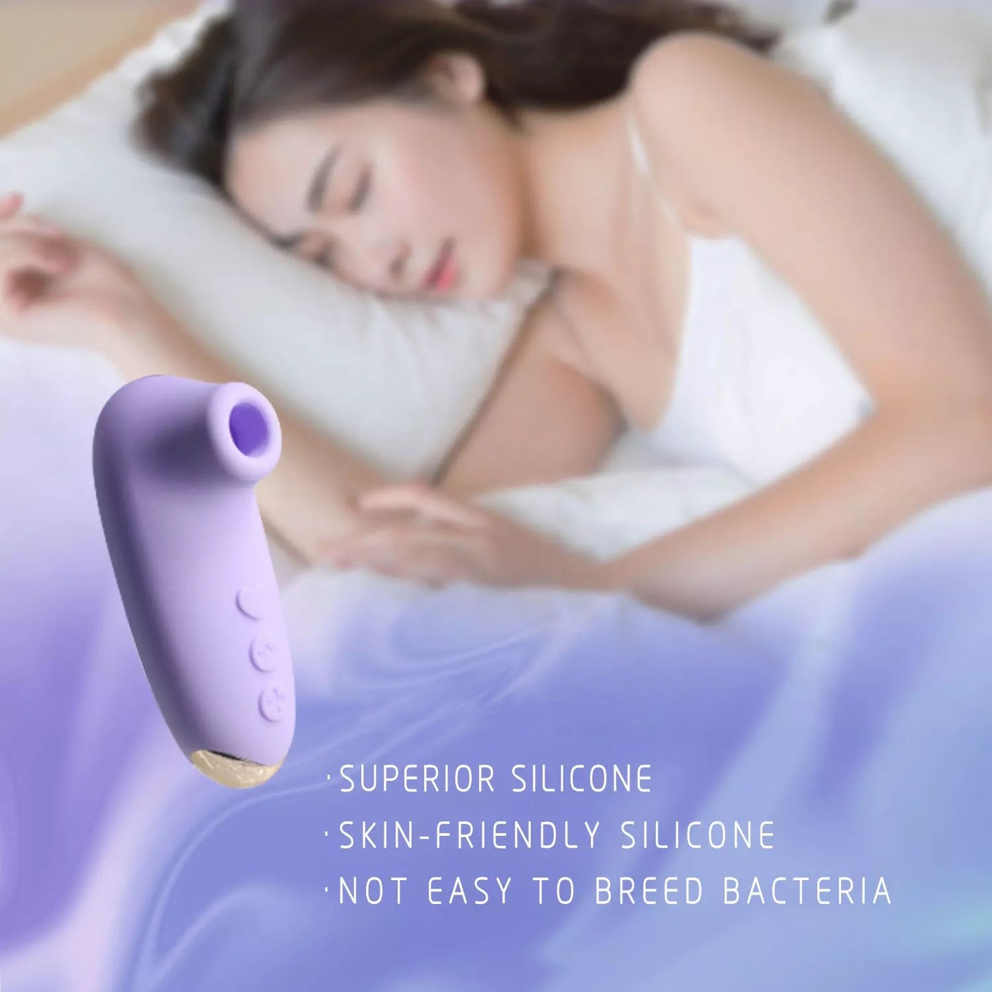 Erotoy Air Pulse Clit/Niple Stimulator with 10 Modes & 5 Intensity Levels Clitoral Sucking Vibrator for Clit Nipple