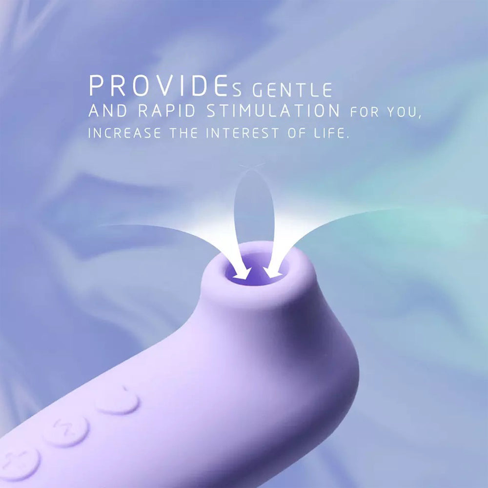 Erotoy Air Pulse Clit/Niple Stimulator with 10 Modes & 5 Intensity Levels Clitoral Sucking Vibrator for Clit Nipple