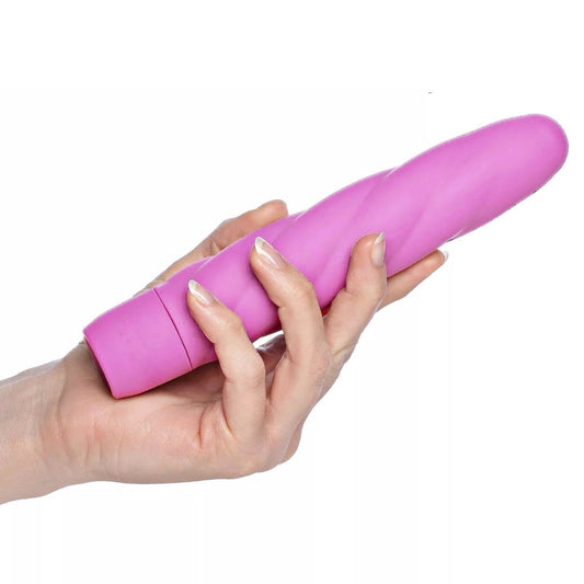 Erotoy Twist Vibe Textured Silicone Vibrator for Vagina G Spot Clitoris Stimulation 10 Function