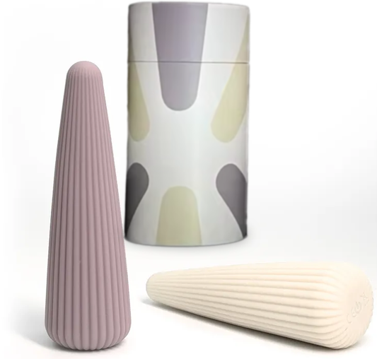 Flexible Soft Silicone Vibrator with Micro Ribs