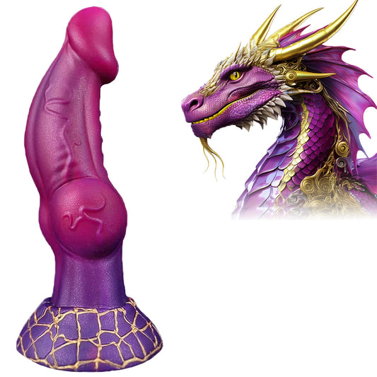 7.9" Fantasy Curved Dildo with Knot