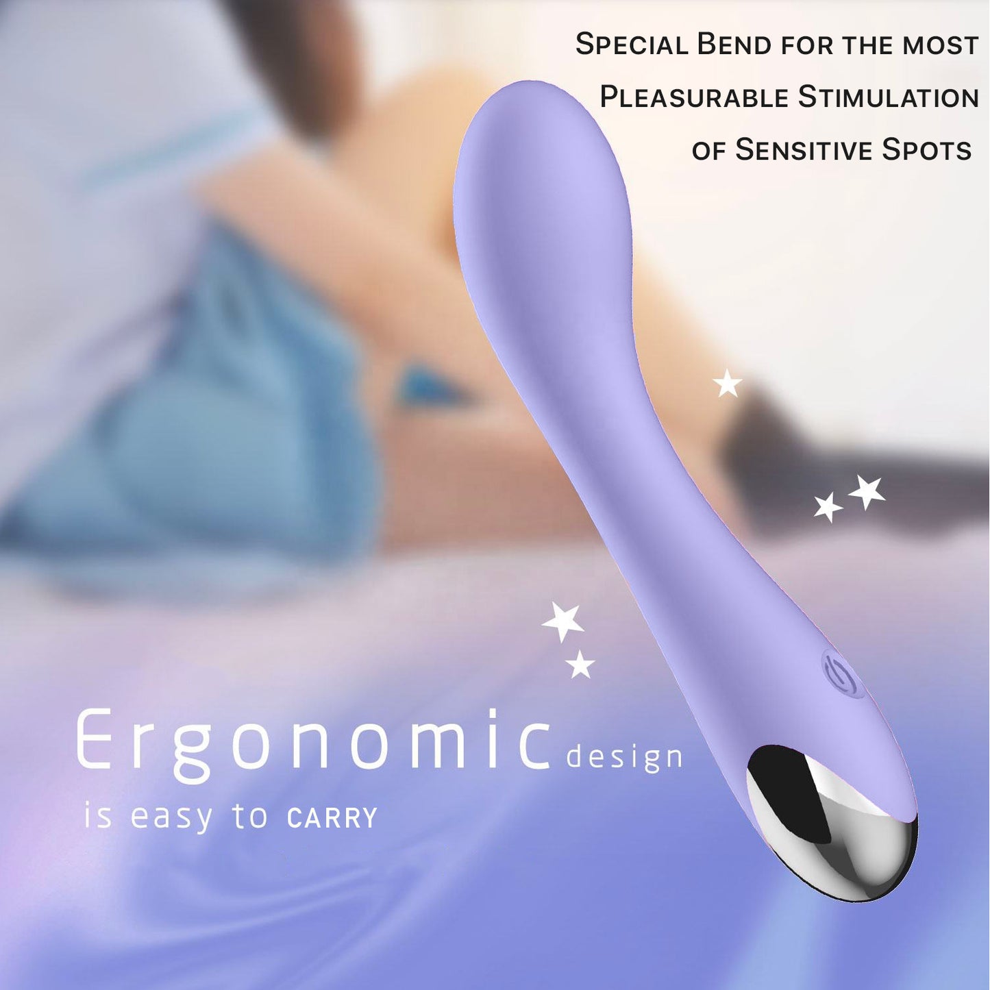 Curved Silicone Vibrator