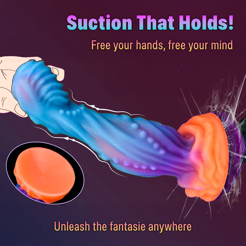 Curved G Spot Fantasy Dildo Glow in the Dark