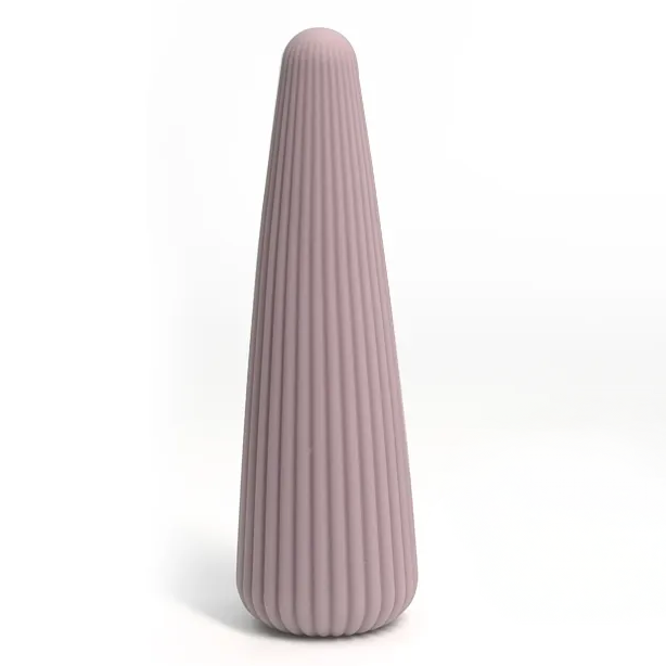 Flexible Soft Silicone Vibrator with Micro Ribs